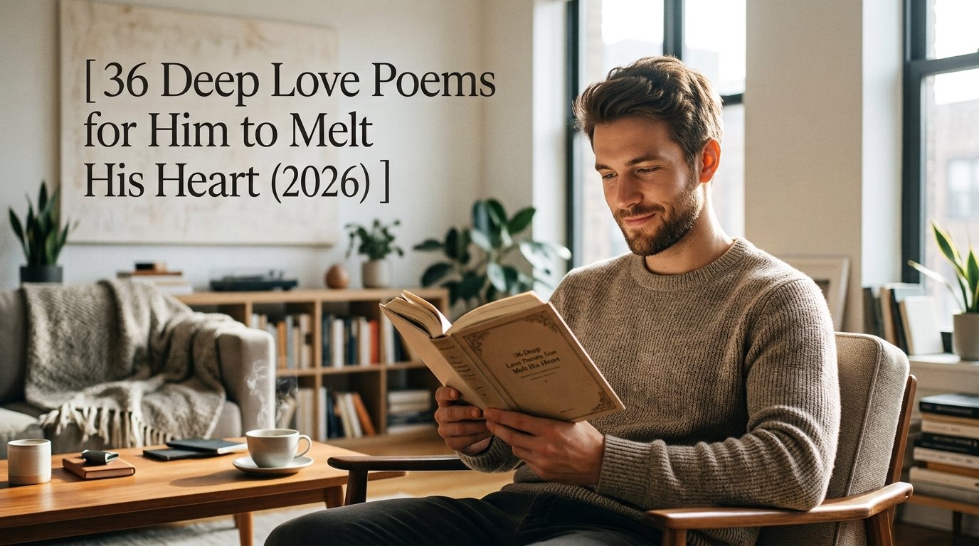 36 Deep Love Poems for Him to Melt His Heart (2026)