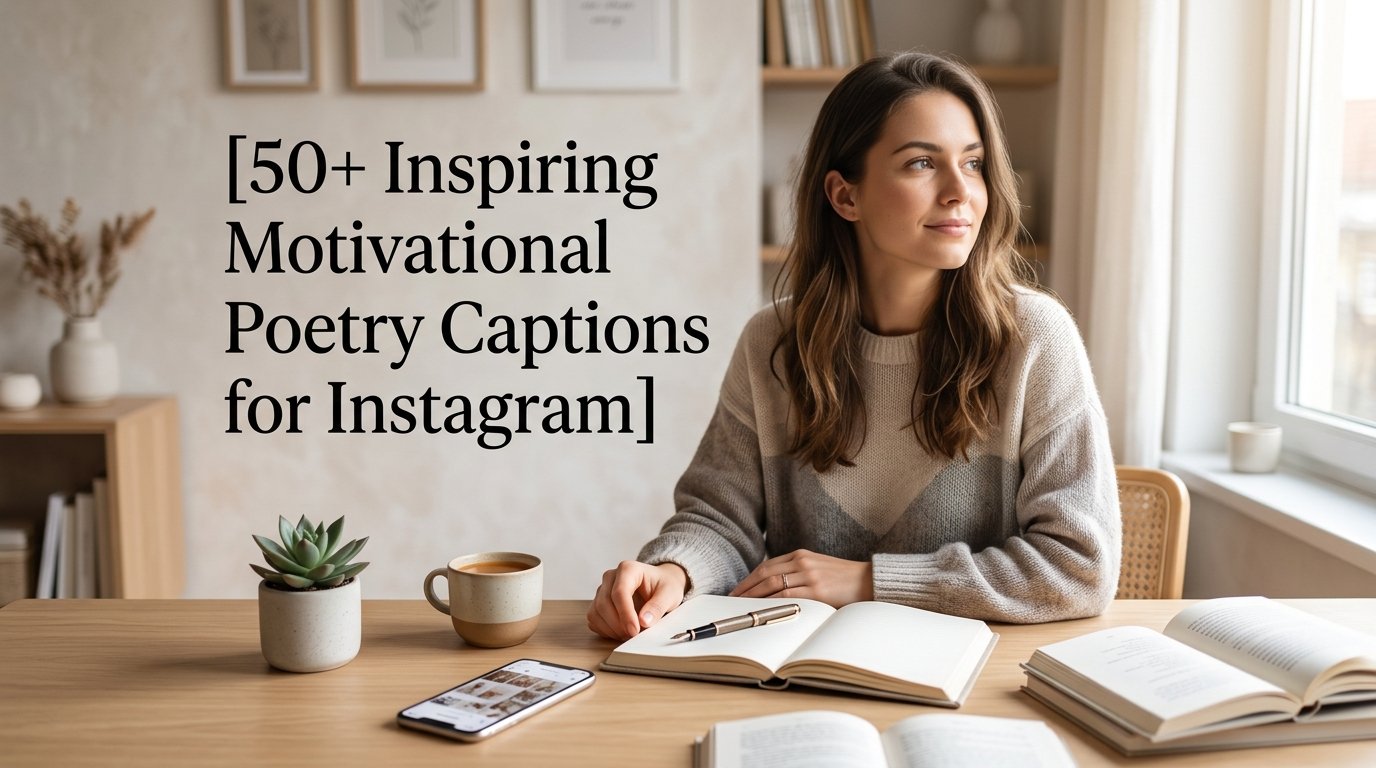 50+ Inspiring Motivational Poetry Captions for Instagram