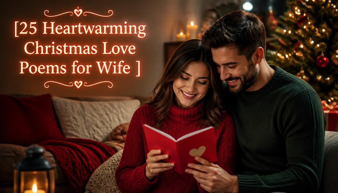 25 +Heartwarming Christmas Love Poems for Your Wife