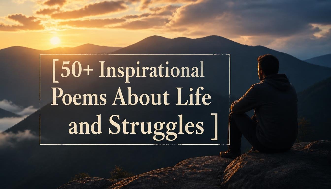 50+ Inspirational Poems About Life and Struggles