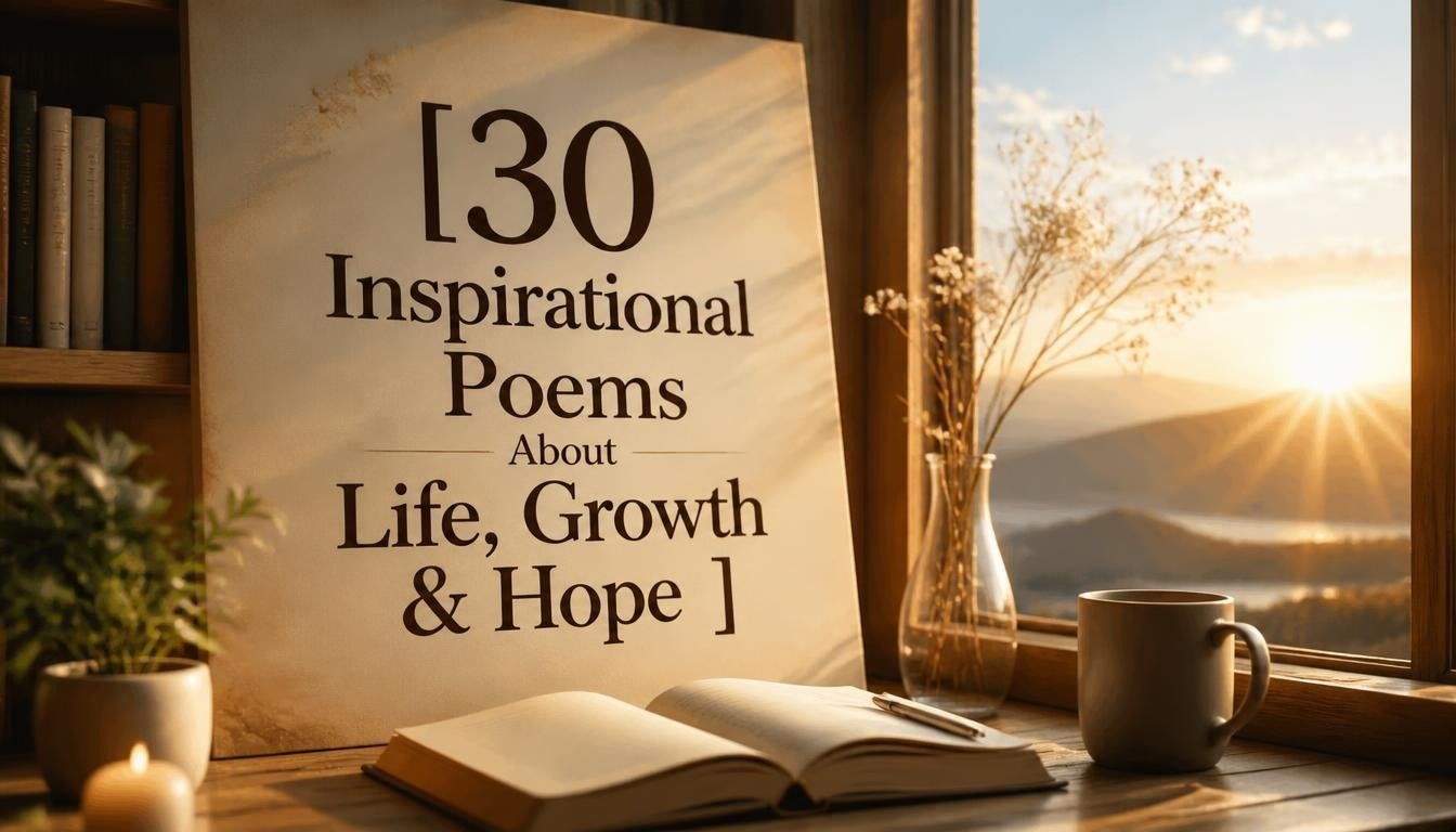 30 Inspirational Poems About Life, Growth & Hope