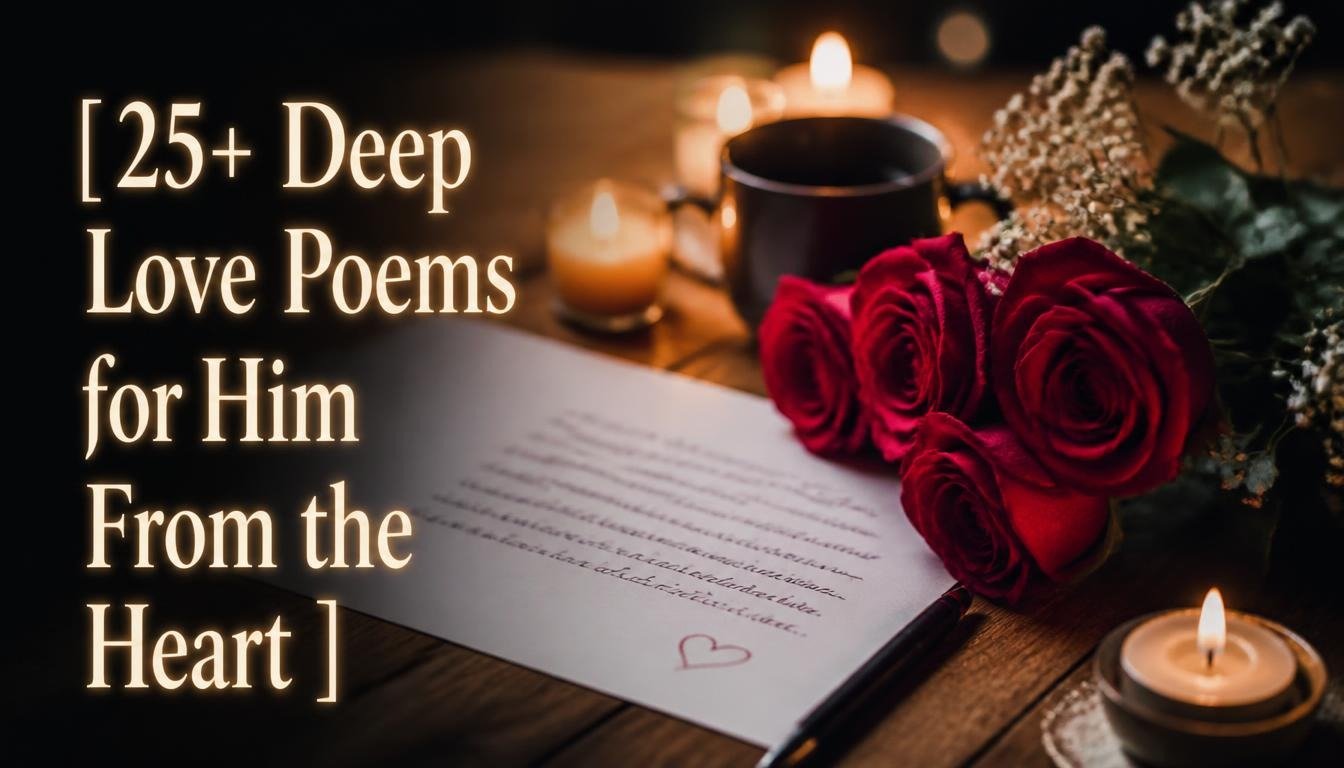 25+ Deep Love Poems for Him From the Heart