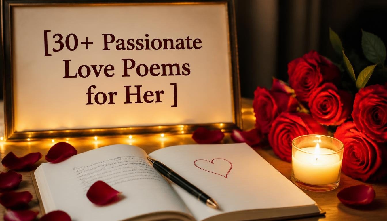 30+ Passionate Love Poems for Her