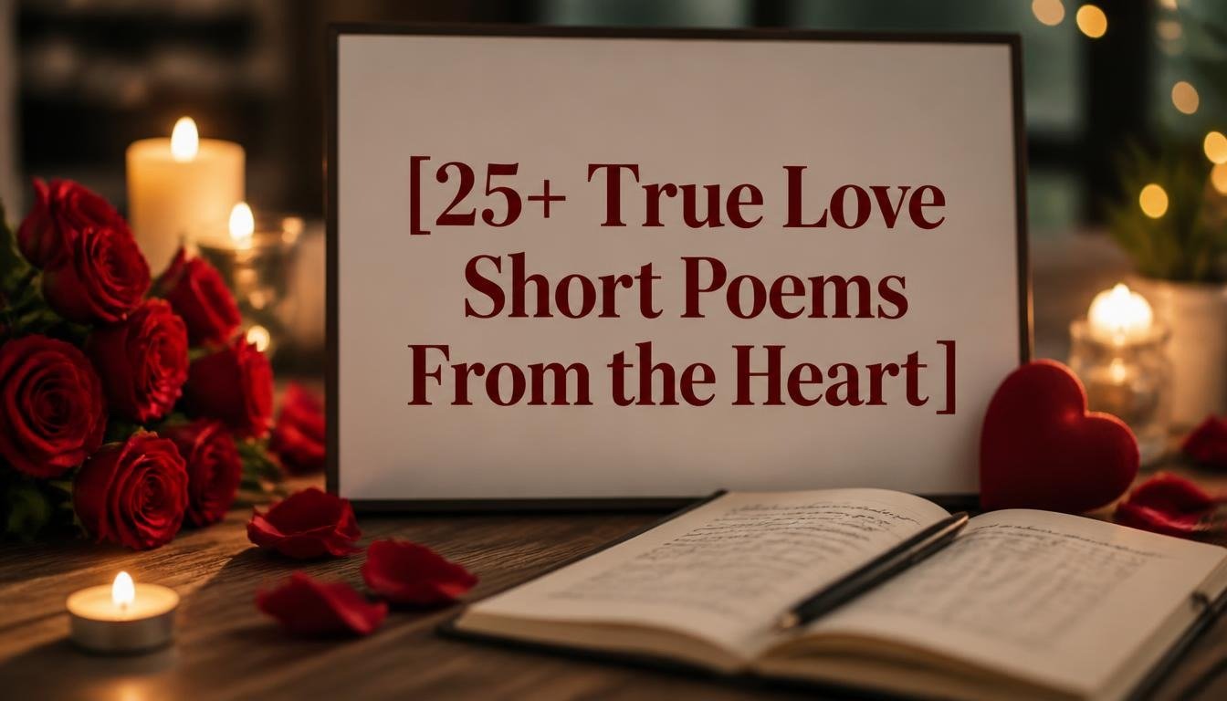 25+ True Love Short Poems From the Heart