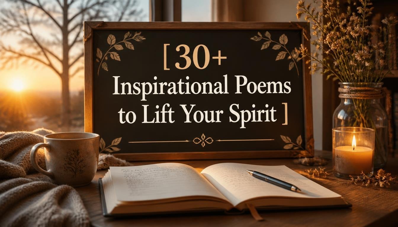 30+ Inspirational Poems to Lift Your Spirit