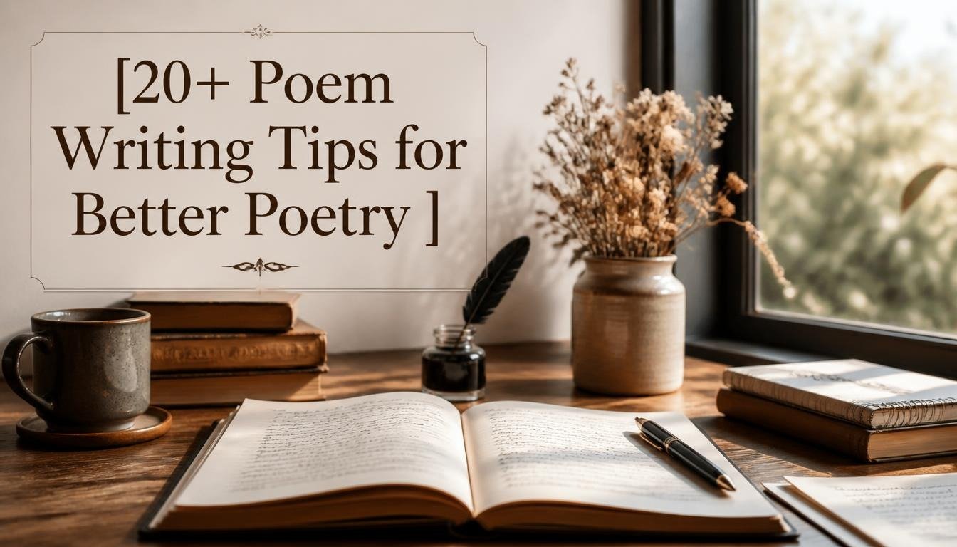 20+ Poem Writing Tips for Better Poetry