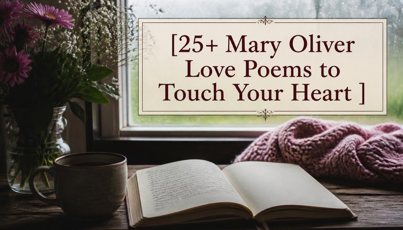 25+ Mary Oliver Love Poems to Touch Your Heart