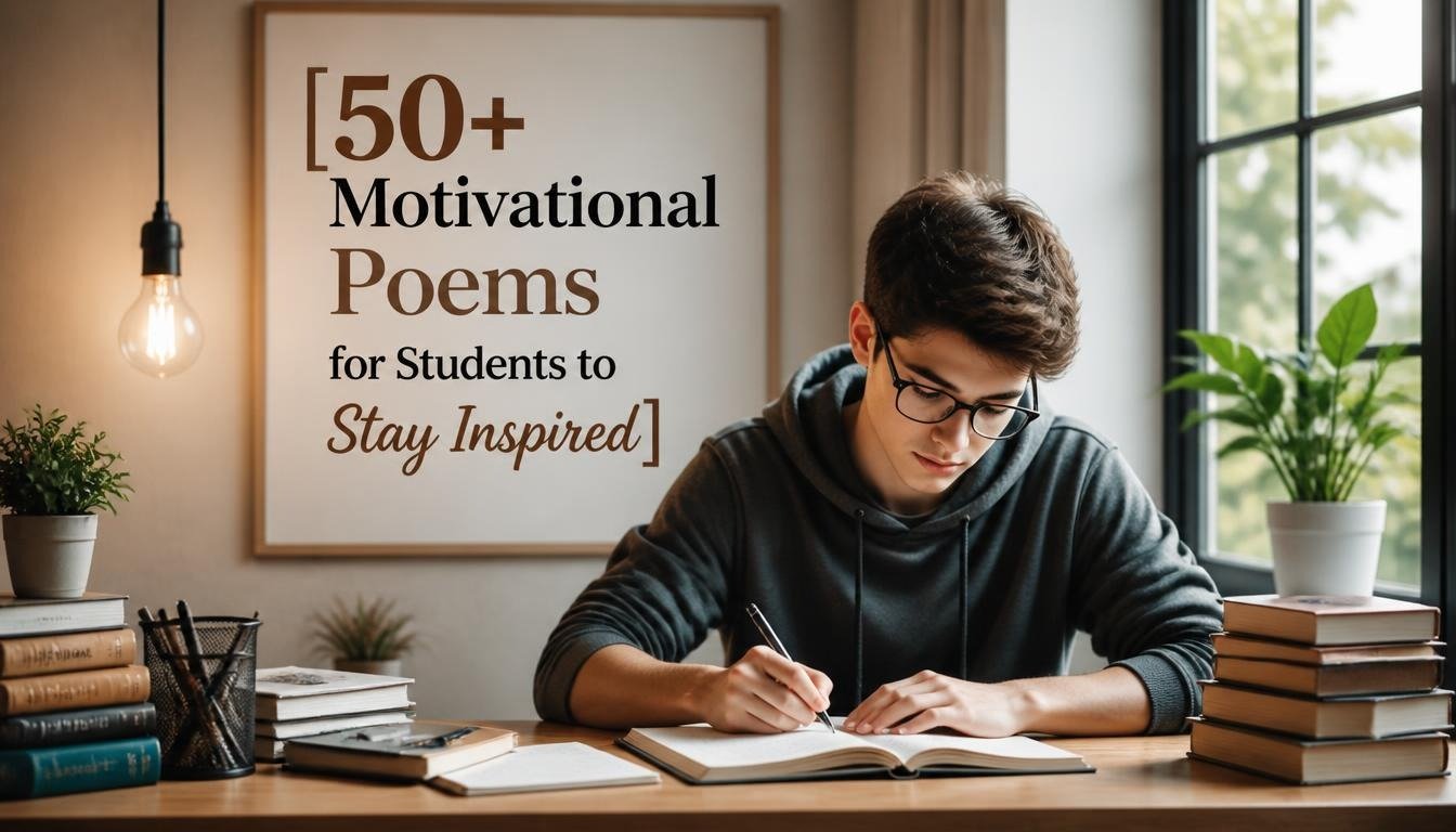 50+ Motivational Poems for Students to Stay Inspired