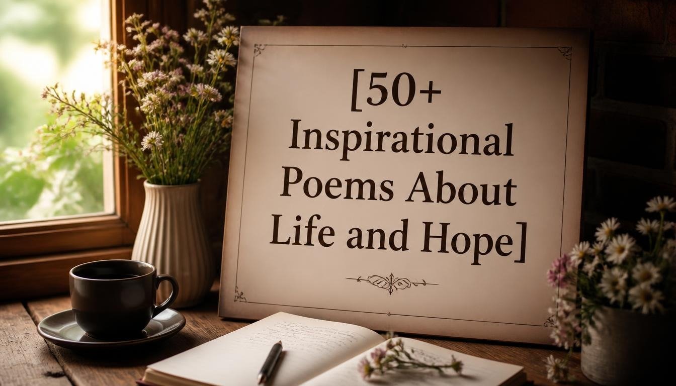 50+ Inspirational Poems About Life and Hope