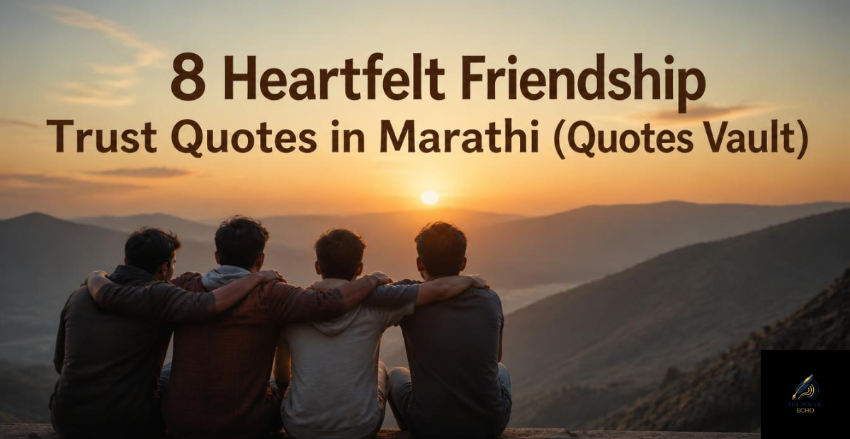 8 Heartfelt Friendship Trust Quotes in Marathi (Quotes Vault)