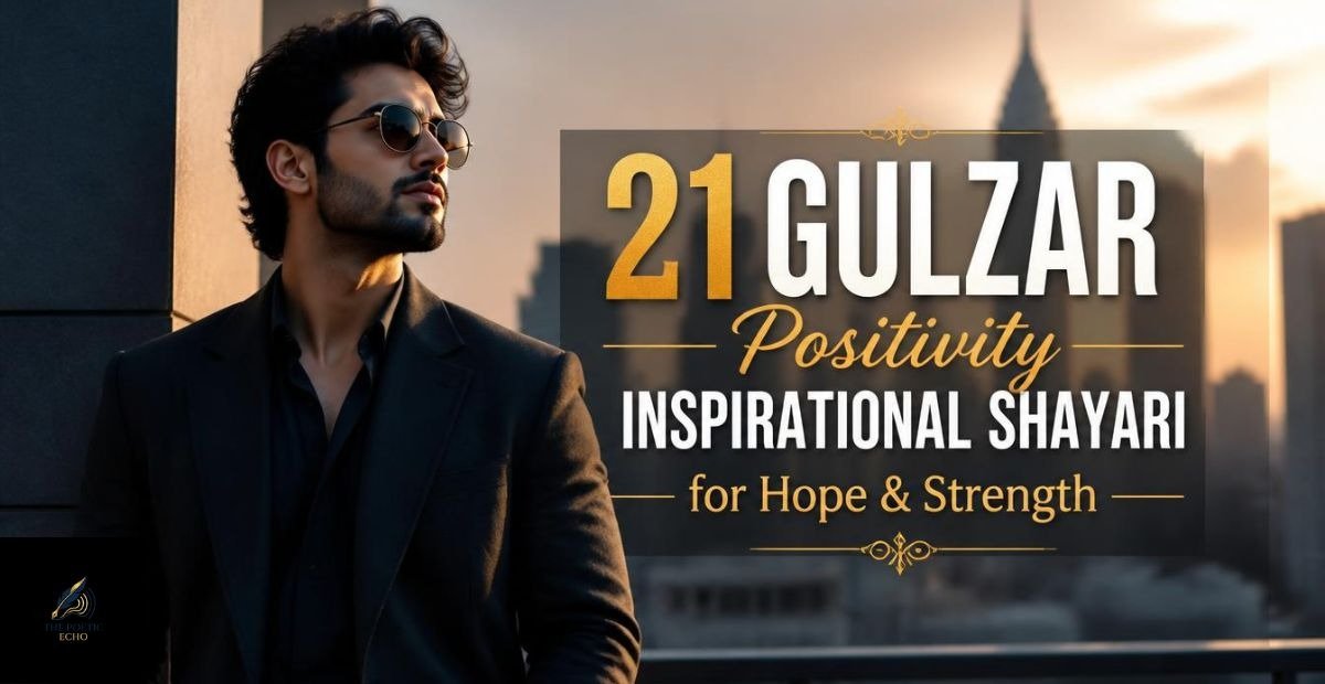 21 Gulzar Positivity Inspirational Shayari for Hope & Strength