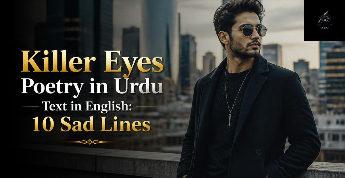 Killer Eyes Poetry in Urdu Text in English: 10 Sad Lines